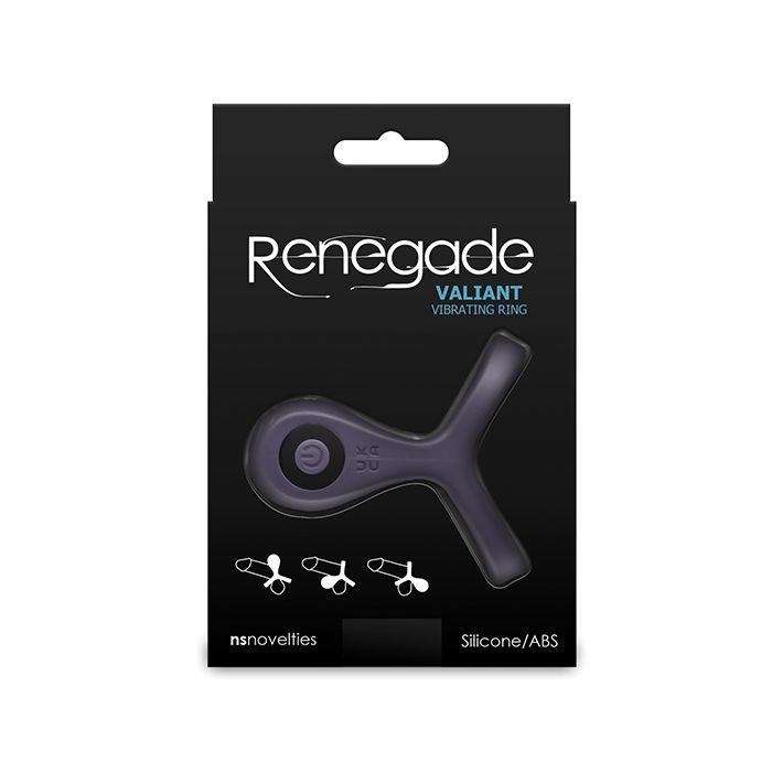 Renegade Valiant Vibrating Cock Ring - Gray