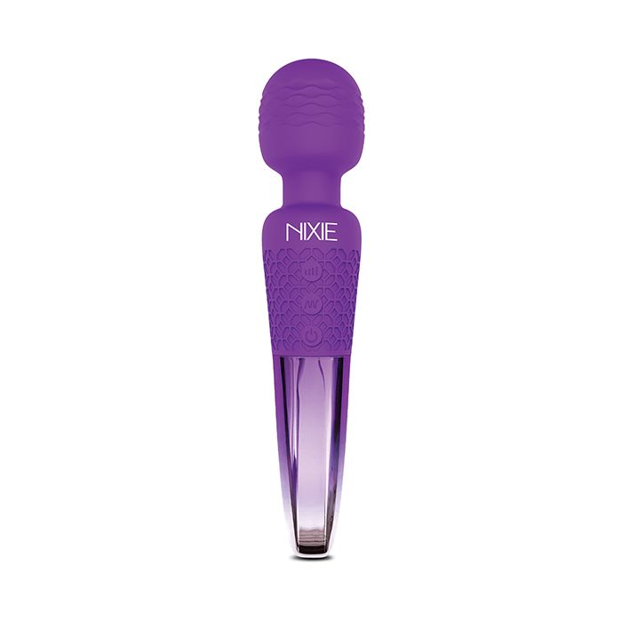 Nixie Rechargeable Wand Massager - Purple Ombre Metallic