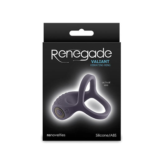 Renegade Valiant Vibrating Cock Ring - Gray