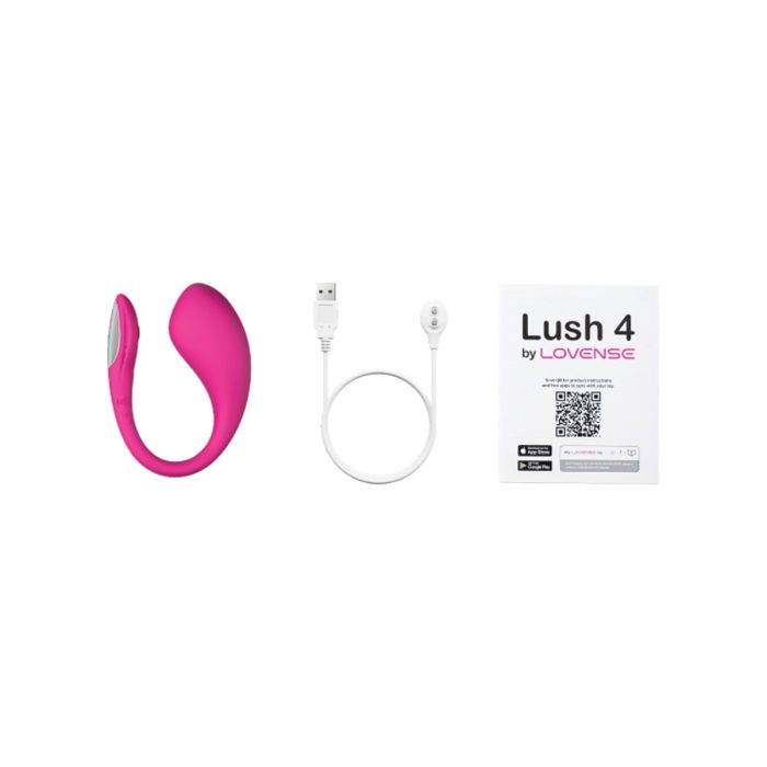 Lovense Lush 4.0 Bluetooth G-Spot Egg Camming Vibrator - Pink